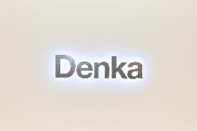 Denka signboard and logo